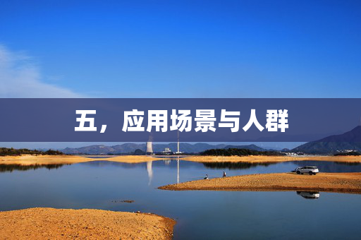 五，应用场景与人群