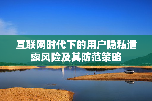 互联网时代下的用户隐私泄露风险及其防范策略