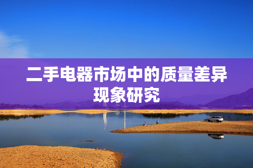 二手电器市场中的质量差异现象研究